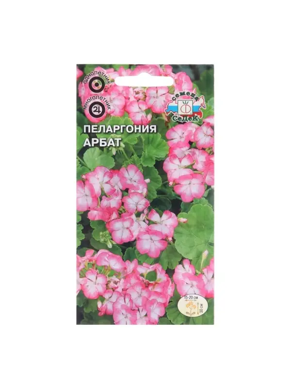 Семена цветов Пеларгония "Арба", Евро, 5 шт