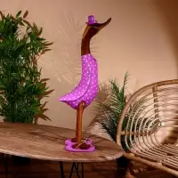 Сувенир &laquo;Утка в сиреневом&raquo;, 70 см, дерево