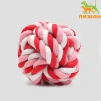 Мячик из каната, 6 см, цвет МИКС