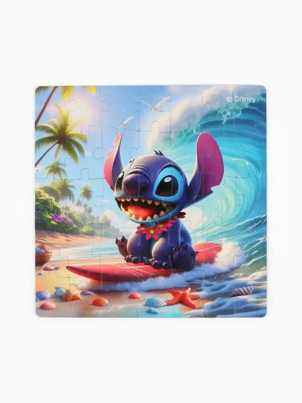 Пазлы 4 в 1 с дополненной реальностью, 35, 48, 54, 70 деталей, Стич