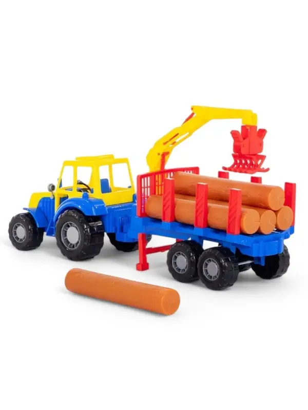 Трактор &laquo;Алтай&raquo; с полуприцепом-лесовозом