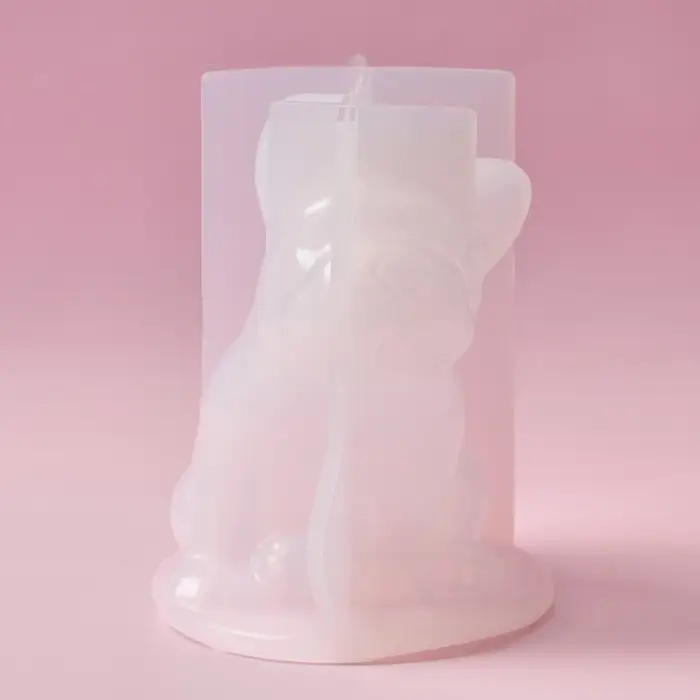 Молд для заливки 3D Доляна &laquo;Бульдог&raquo;, силикон, 8&times;6&times;7 см, прозрачный