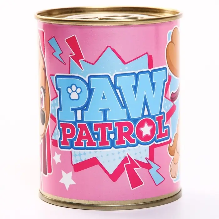 Копилка металлическая, 9.5 см &times; 7.5 см &times; 7.5 см &laquo;Скай&raquo;, Щенячий патруль