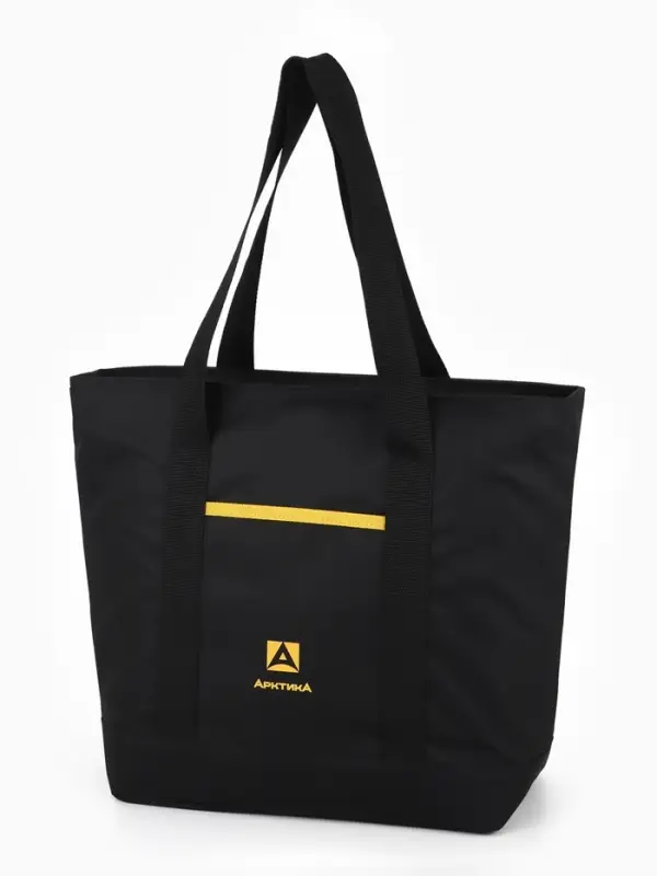 Термосумка - шоппер &laquo;Арктика&raquo;, 17.5 л, 43&times;15&times;36.5 см, чёрная