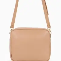 Сумка женская кросс-боди TEXTURA на молнии, 22&times;8&times;17 см, бежевая