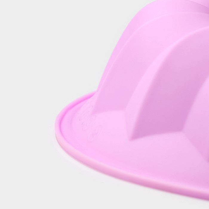 Форма для выпечки Доляна «Немецкий кекс. Заварное», силикон, 21,5×5 см, цвет розовый Форма для выпечки Доляна «Немецкий кекс. Заварное», силикон, 21,5×5 см, цвет розовый