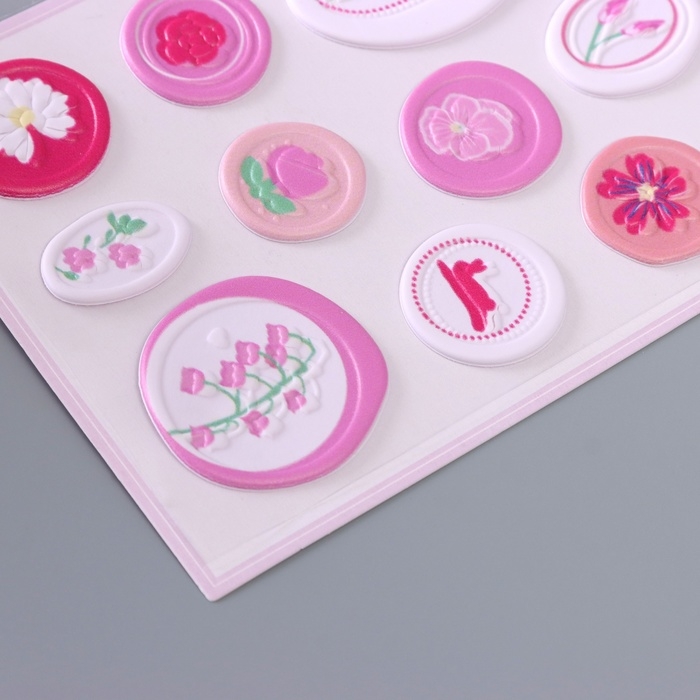 Наклейка для творчества Наклейка для творчества "Печать. Нежная весна" 22х10 см