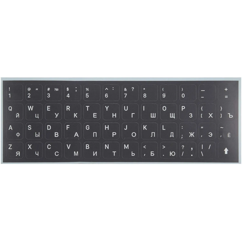 Этикетки на клав. Red Line для ноутбуков, рус и англ, серый (УТ000031341)