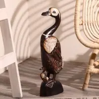 Сувенир &laquo;Утка с утёнком&raquo;, 52&times;9&times;17 см, дерево