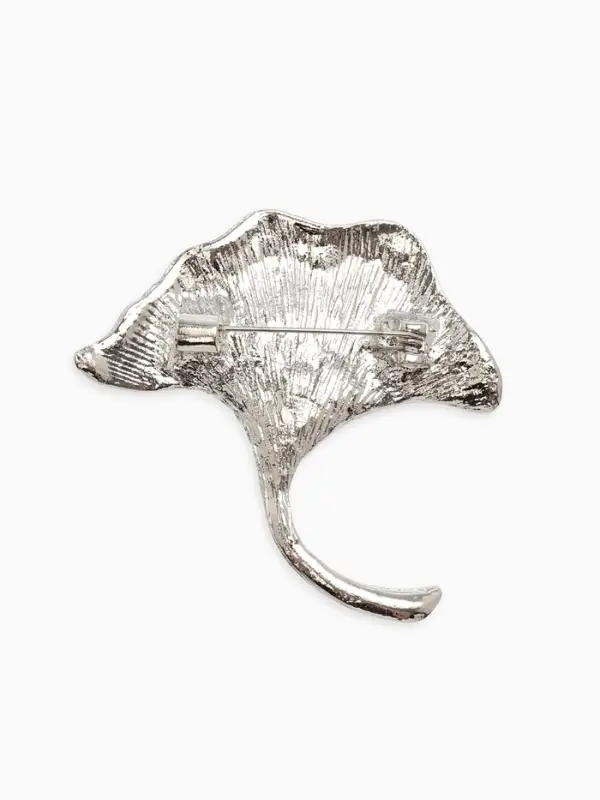 Брошь  Брошь "Цветок каллы", цвет серебро