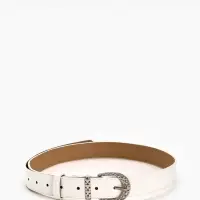 Ремень жен 05-01-02-01, Июнь2509, 3*0,3*110 см, без винта, пряж металл, 1 прокол, белый Ремень жен 05-01-02-01, Июнь2509, 3*0,3*110 см, без винта, пряж металл, 1 прокол, белый