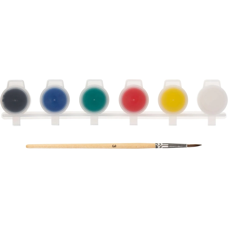 Краски по ткани 6 цв. в блок-таре, 5 мл 32С 2146-08 набор