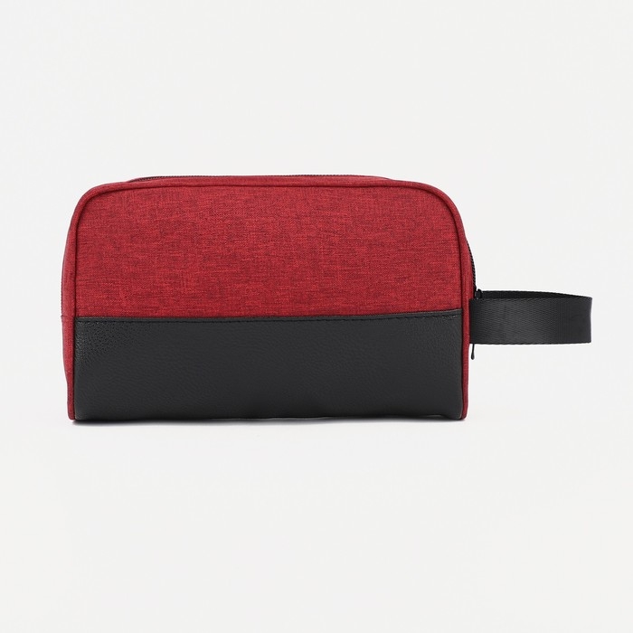 Косметичка дорожная на молнии, с ручкой, цвет бордовый Косметичка дорожная на молнии, с ручкой, цвет бордовый