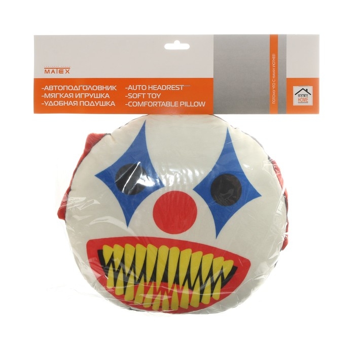 Подушка на подголовник МАТЕХ 18+ LINE, ОНО, 30 х 30 х 10 см, красно-синий Подушка на подголовник МАТЕХ 18+ LINE, ОНО, 30 х 30 х 10 см, красно-синий