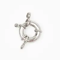 Застежка-карабин "Штурвал", 13 мм, цвет серебро