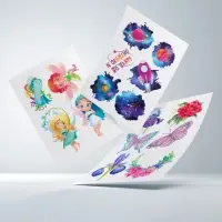 Переводные татуировки детские «Микс», тату — 4 листа