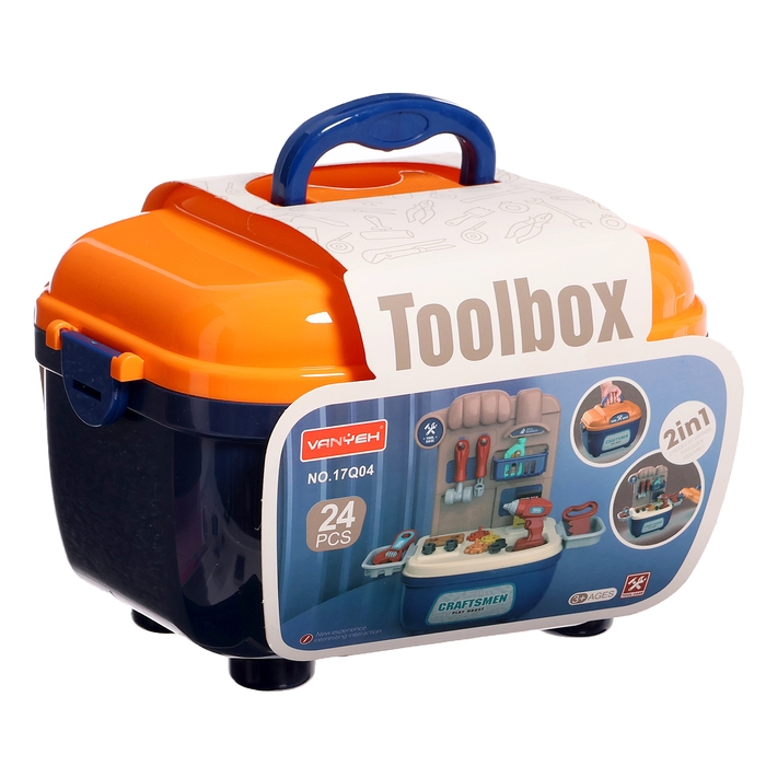 Набор детских инструментов «Ремесленник», в чемодане, 24 элемента Набор детских инструментов «Ремесленник», в чемодане, 24 элемента