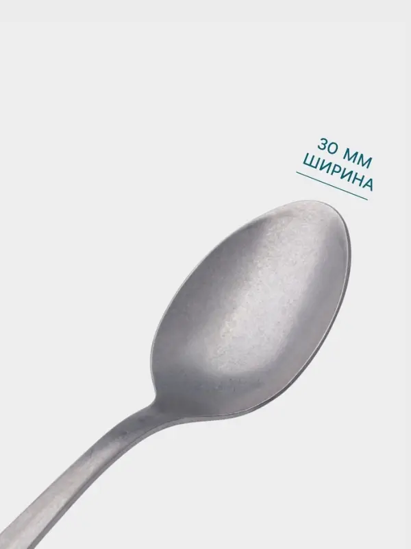 Чайная ложка Hanna Kn&ouml;vell Rosen, 14.5 см, толщина 2 мм, нержавеющая сталь, серебристая