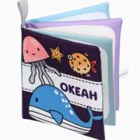 Книжка - шуршалка для малышей &laquo;Океан&raquo;, 12&times;12 см, от 3 мес.