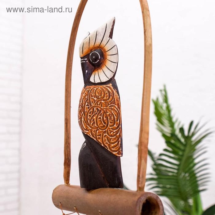 Музыка ветра «Сова», 83×20×4 см, бамбук, МИКС Музыка ветра «Сова», 83×20×4 см, бамбук, МИКС