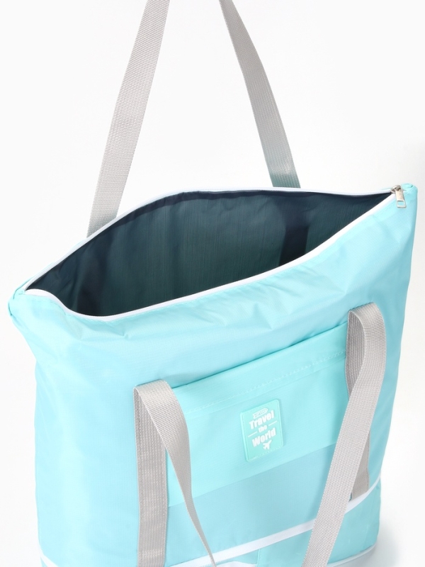 Сумка дорожная на молнии, голубая Сумка дорожная на молнии, голубая