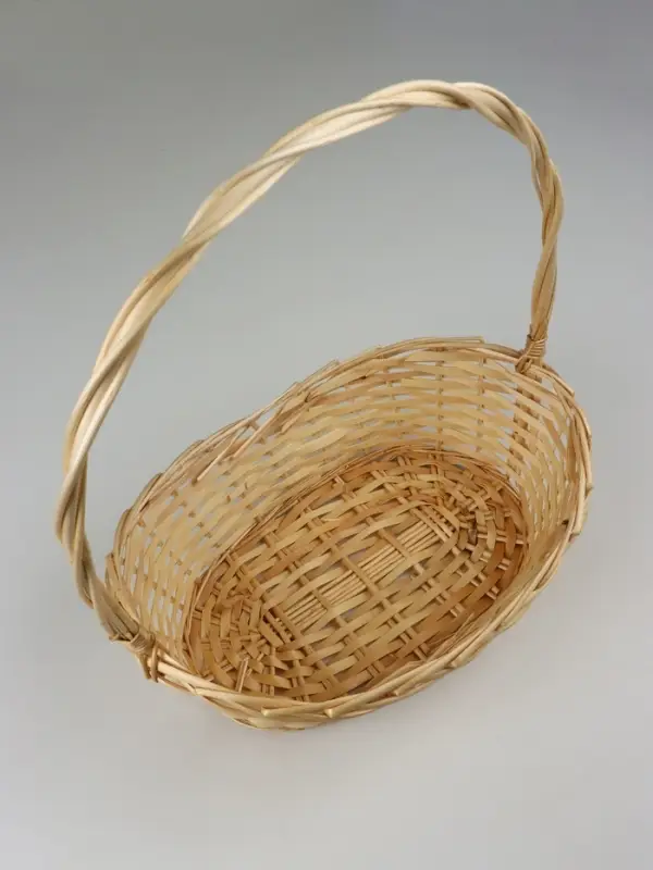 Корзина плетеная (ива) 45х28хH15/12 TH47, 1 шт., натуральный