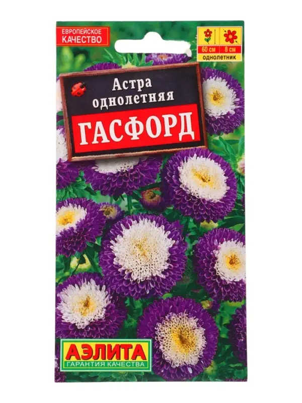Семена цветов Астра Гасфорд , Ц/П,0,2 г