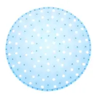 VETTA Коврик в раковину противоскользящий, ПВХ, d32см "Яблоки", 4 цвета