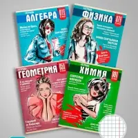 Набор предметных тетрадей Calligrata TOP &laquo;Журнал&raquo;, 10 предметов, 48 листов, со справочным материалом, картонная обложка