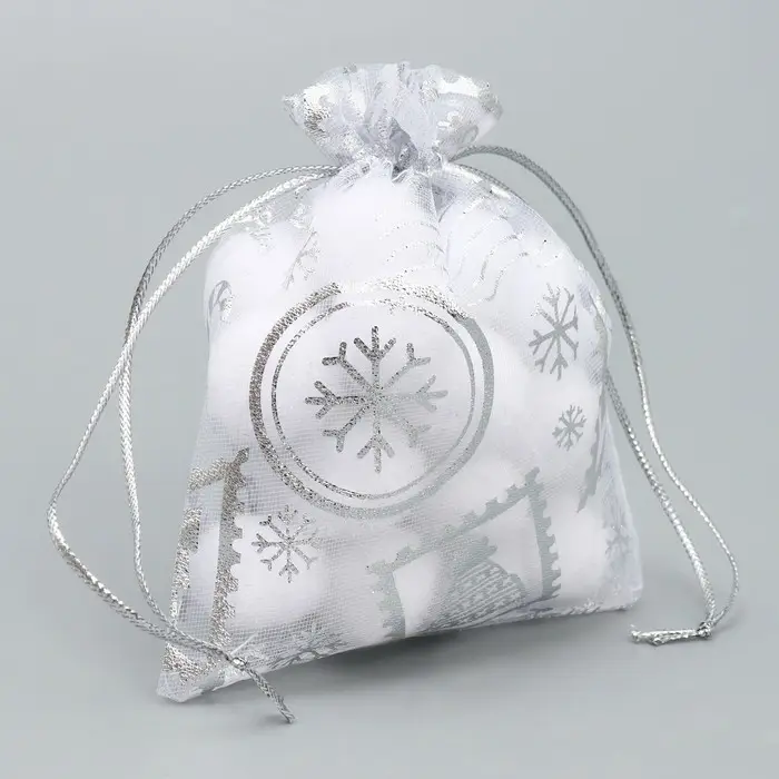 Мешочек подарочный органза «С любовью», 10 х 12 см +/- 1.5 см Мешочек подарочный органза «С любовью», 10 х 12 см +/- 1.5 см