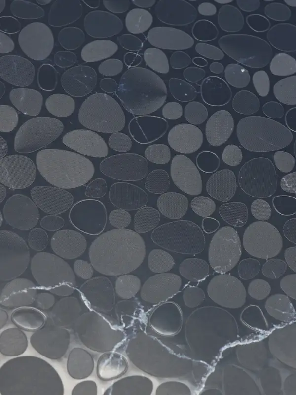 Коврик противоскользящий Доляна &laquo;Галька&raquo;, 45&times;90 см, прозрачный