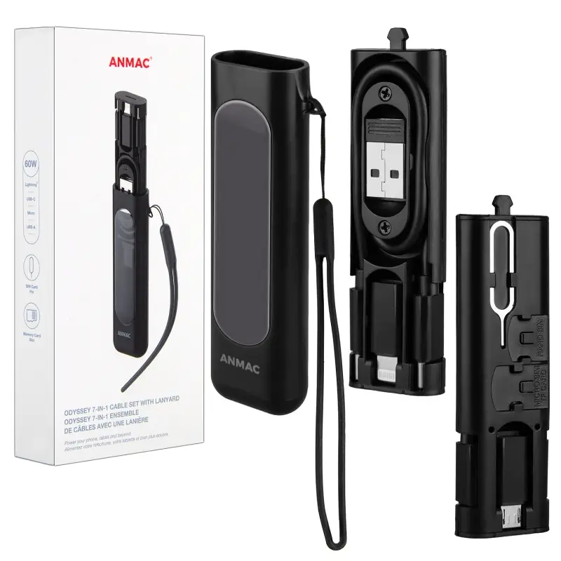 Многофункциональный набор переходников адаптеров  5 в 1 со шнурком