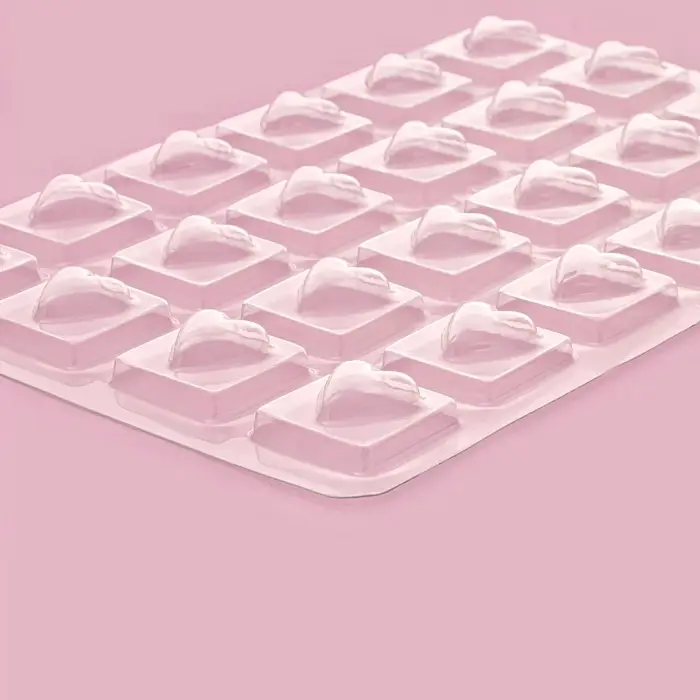 Форма для конфет и шоколада «Любовь», 27×18 см, 24 ячейки, цвет прозрачный