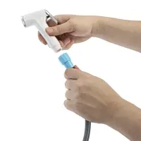 Портативный походный душ ZEIN: лейка, шланг, помпа с USB-кабелем, держатель, крючок