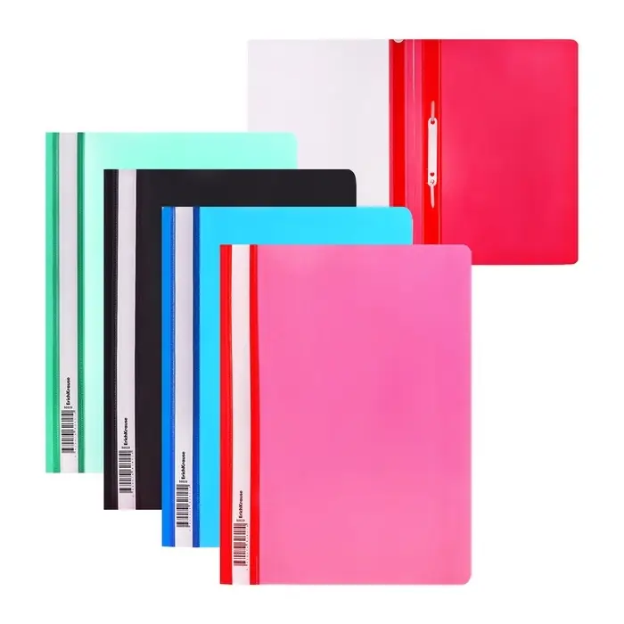 Папка-скоросшиватель А4, 140 мкм, ErichKrause Fizzy Classic, пластиковая, микс Папка-скоросшиватель А4, 140 мкм, ErichKrause Fizzy Classic, пластиковая, микс