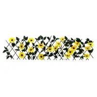 Ограждение декоративное, 35&times;120 см, &laquo;Подсолнухи&raquo;, оттенок цветков МИКС, Greengo