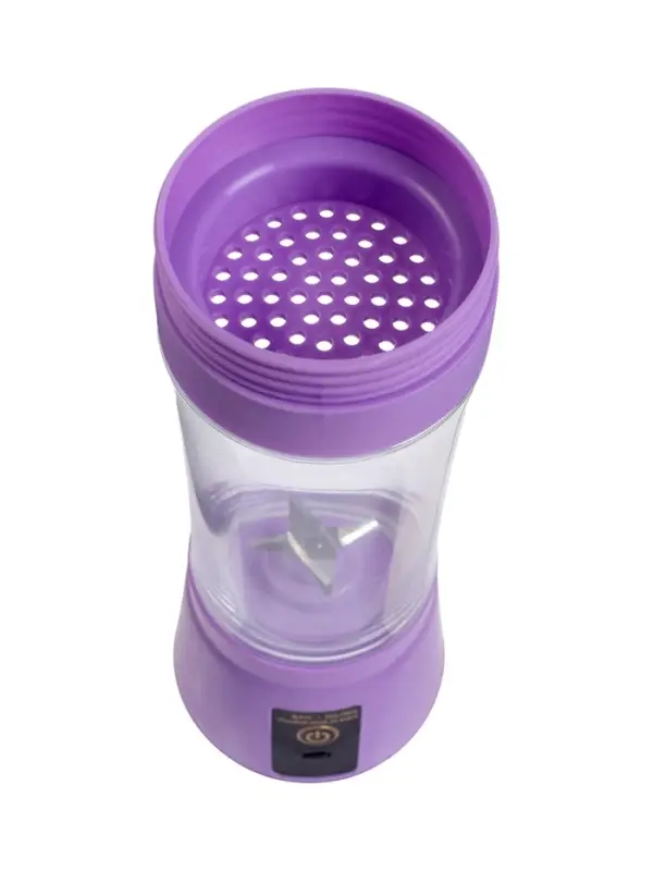 Блендер LBR-01, портативный, 24 Вт, 380 мл, USB, фиолетовый