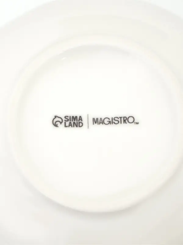 Сахарница Magistro &laquo;Бланш&raquo;, 540 мл, фарфор, белая