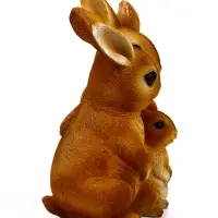 Фигура садовая  26*17*13 см  "Семья зайцев"