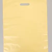 Пакет полиэтиленовый с вырубной ручкой, Молочный 40-50 См, 60 мкм