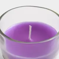 Свеча ароматическая в стакане SCENTED CANDLE, 100 г, лавандовые поля