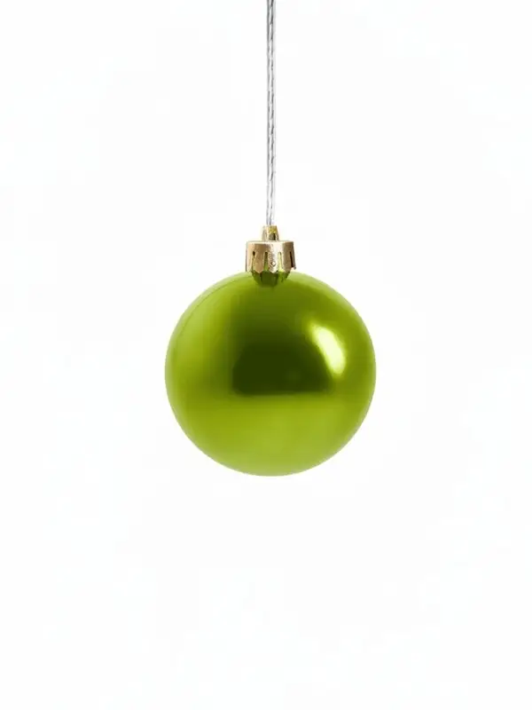 Ёлочные игрушки &laquo;Глянец&raquo;, шары новогодние, d=3 см, набор 6 шт., зелёный