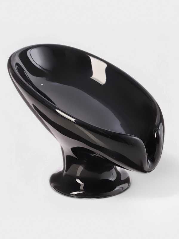 Мыльница "Essence", керамика, цвет черный