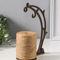 Фигурка - катушка для ниток чугун &laquo;Ветвь&raquo;, с ножницами, 16.5&times;8.5&times;23.5 см