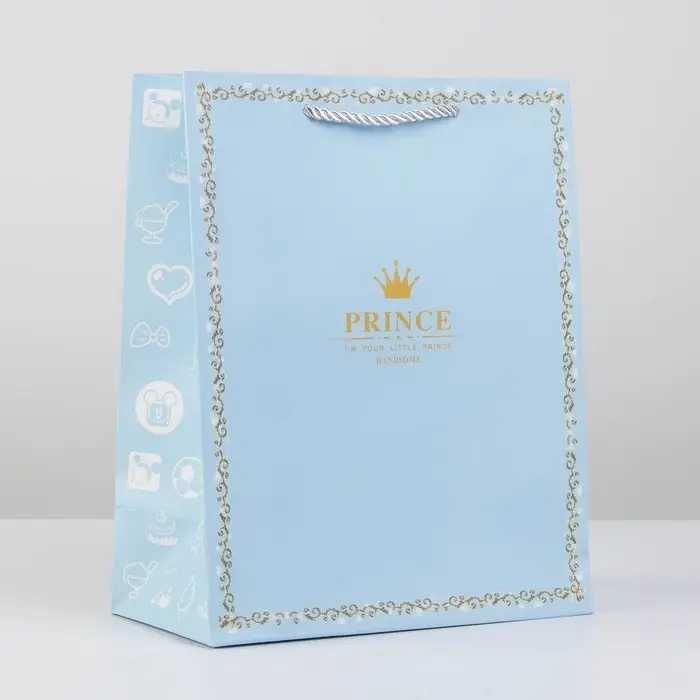Пакет подарочный, упаковка, «Прекрасный принц», 26 х 21 х 11 см Пакет подарочный, упаковка, «Прекрасный принц», 26 х 21 х 11 см