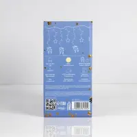 Гирлянда &laquo;Бахрома&raquo; 2.4&times;0.9 м с насадками &laquo;Олень&raquo;, IP20, прозрачная нить, 138 LED, свечение тёплое белое, 8 режимов, 220 В