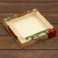 Коробка складная "Микс", 20 х 20 х 4 см
