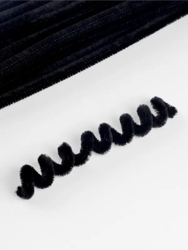 Синельная проволока, набор 50 шт., чёрная, 30 см