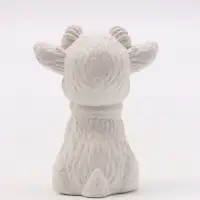 Фигурка декоративная &laquo;Козлик в шарфе&raquo;, неокрашенная, 7&times;4&times;4 см, белая