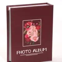 Фотоальбом на 200 фото &laquo;Сказочные цветы&raquo;,10&times;15 см, 17.5&times;5.2&times;23 см